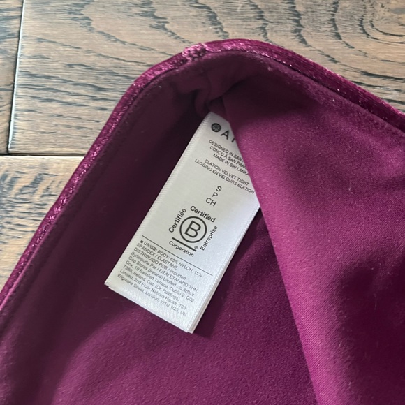 Athleta Velour Leggings - Picture 4 of 6